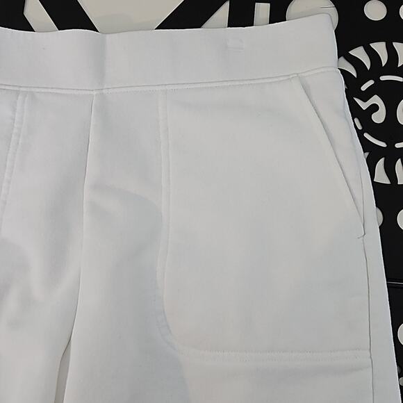 Lands' End Serious Sweats French Terry Knit in White | Women's Small 6-8 - Picture 7 of 13